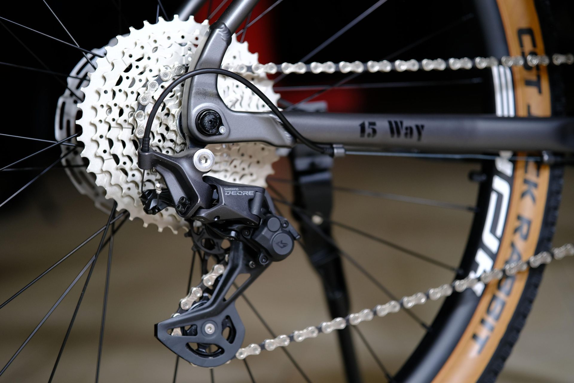 Задний переключатель Shimano Deore HOKE 15 Way 29 HD матовый синий-чёрный 19