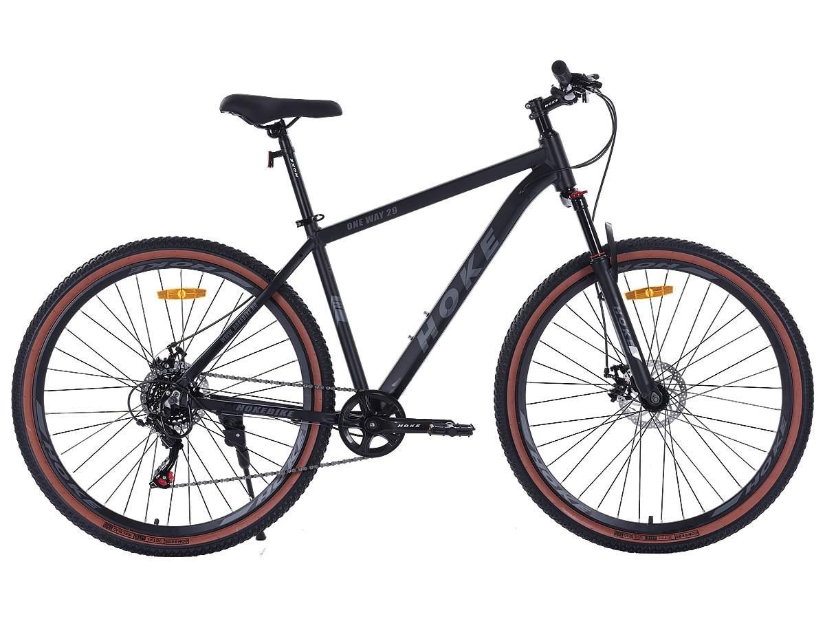 HOKE ONE WAY 29 матовый чёрный Алюминиевая рама, дисковые тормоза, на кассете, втулки на промподшипниках